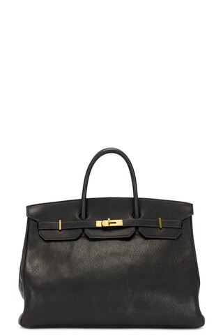 Hermes Ardennes Birkin 40 Handbag in Black | FWRD 