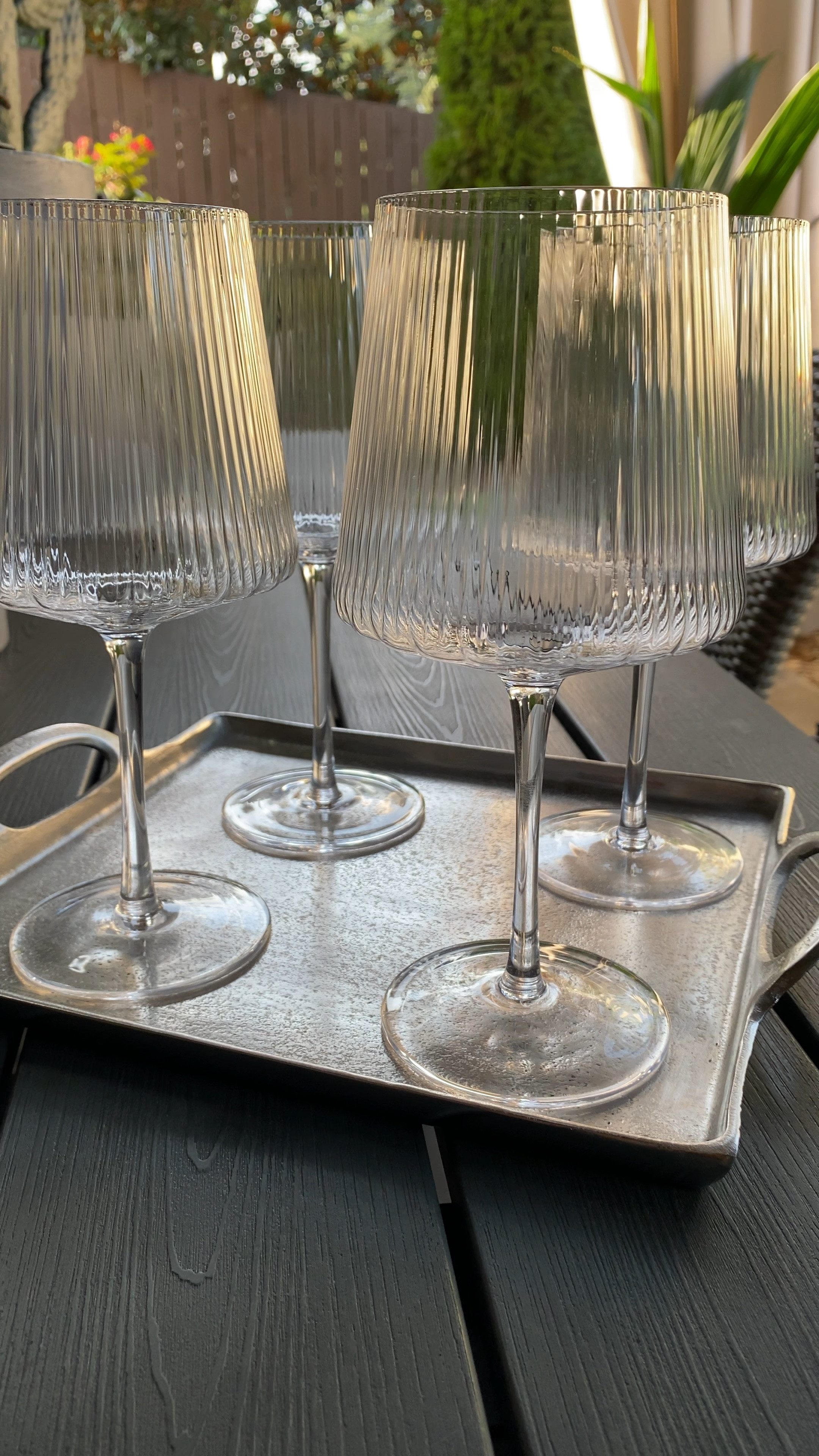 I have a slight addiction to wine glasses 🙈 and these are the newest in my collection. Super durable (slightly thicker than most wine glasses) and super cute.

#LTKhome