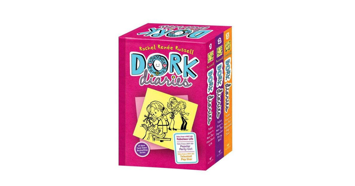 Dork Diaries Boxed Set Books 1-3 - Dork Diaries, Dork Diaries 2, Dork Diaries 3 by Rachel Renie Russell | Macy's