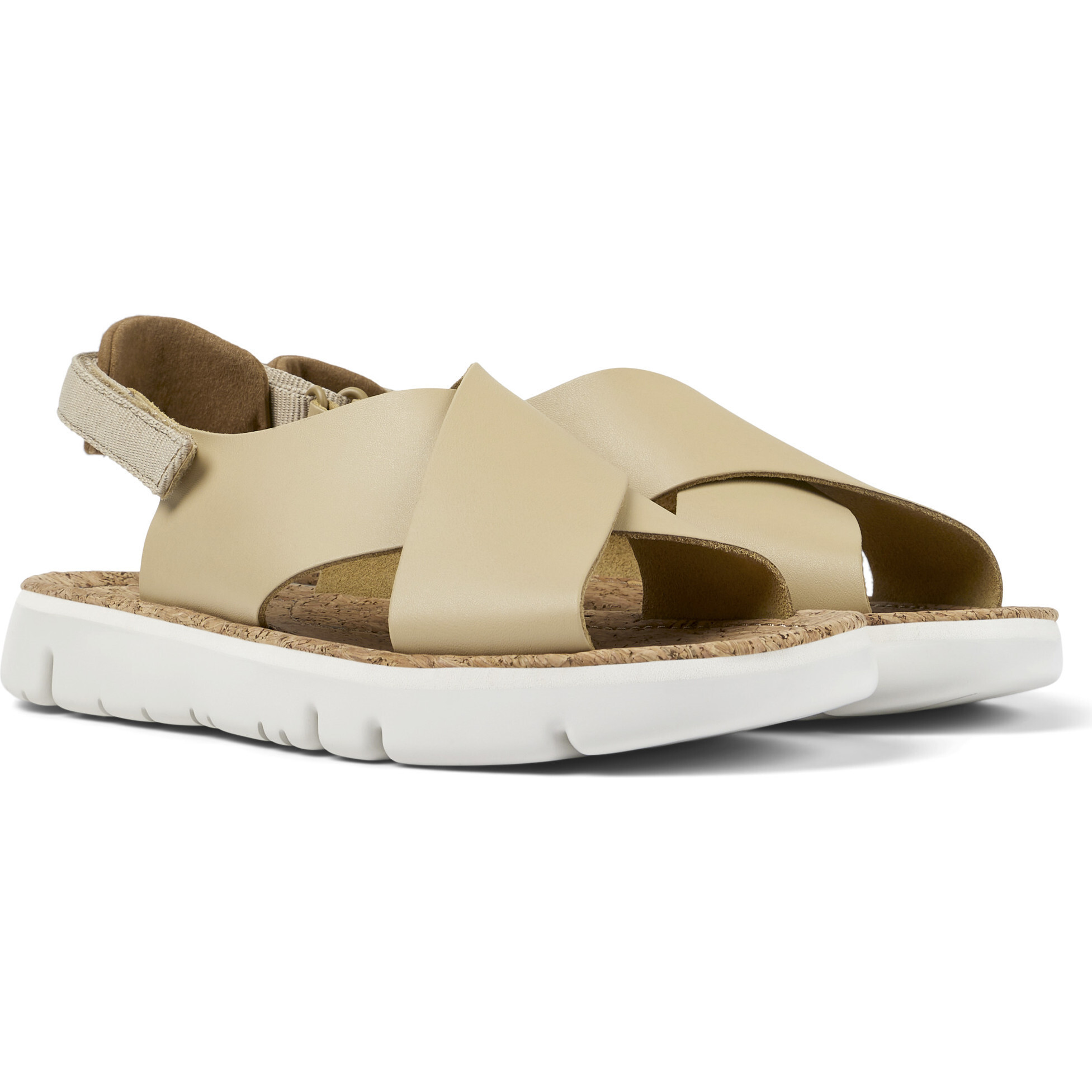 Women's Oruga Sandals, Medium Beige | Maisonette