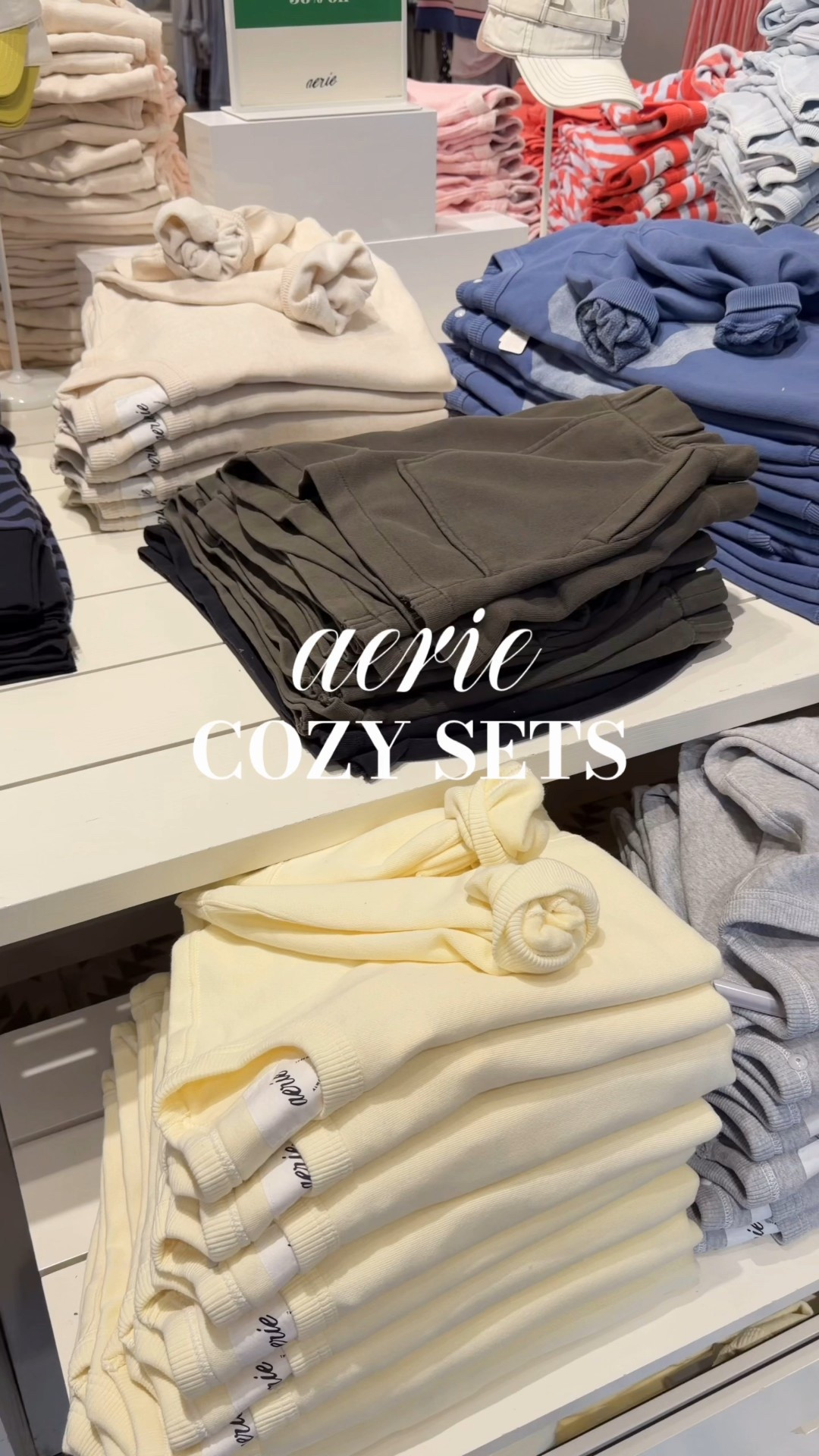 I’ll take one in every color combo please 💗 So soft and cozy. These are a must and will be sure to get so many compliments.

COMMENT “shop” for the links.

#aerie #cozysets #casualoutfit #momlife

#LTKgrwm #LTKootd #LTKSaleAlert
