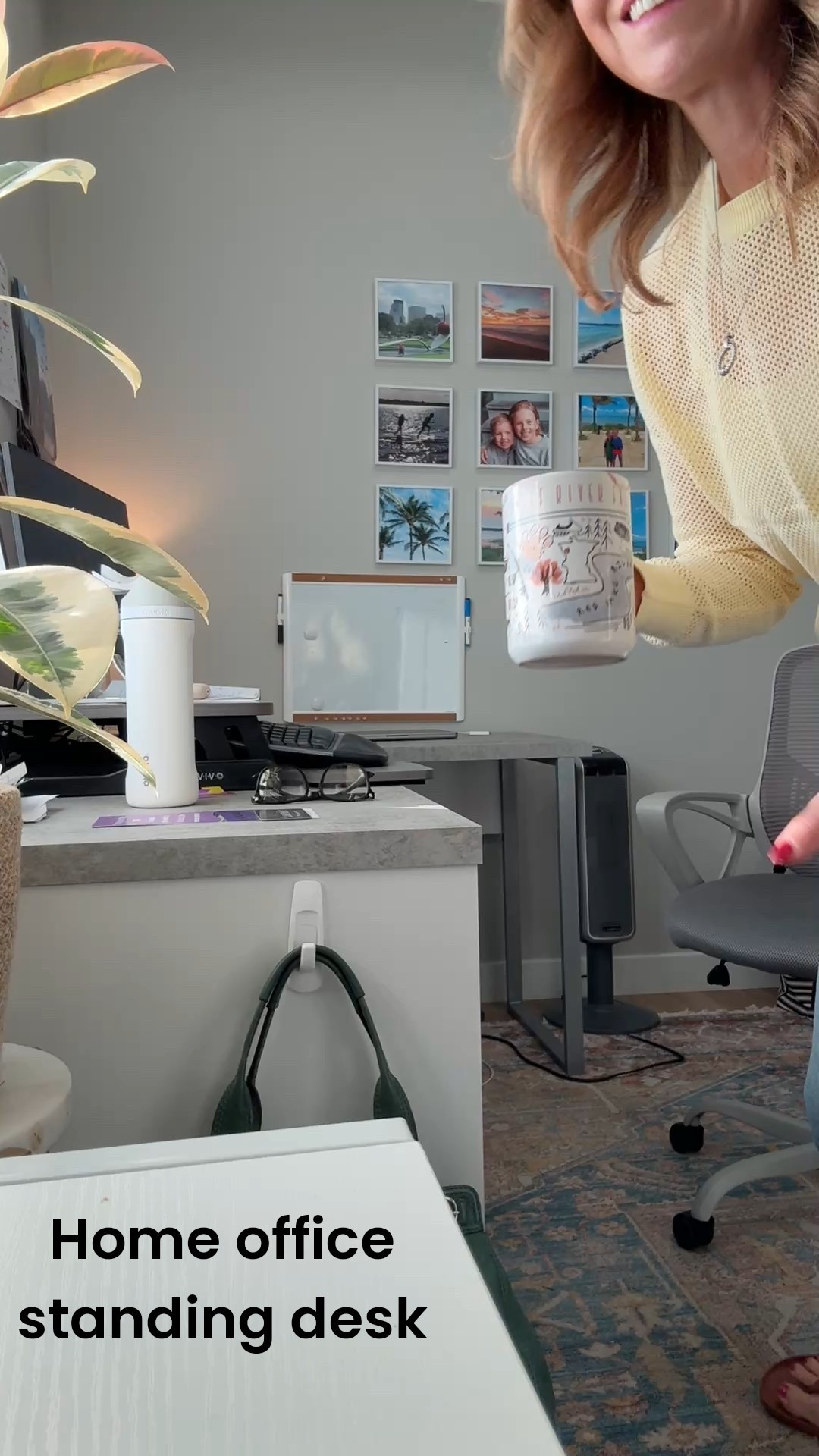 This desk riser is an affordable way to make any desk sit to stand.  

I’ve had it for over a year and have the 32 inch in gray.  But it also comes in other colors and sizes! 

It holds my mouse, keyboard laptop, docking station and an extra monitor.  

#LTKHome