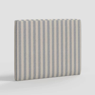 Twin Lia Square Stick-on-the-Wall Headboard Malcolm Striped Blue - Threshold™ | Target