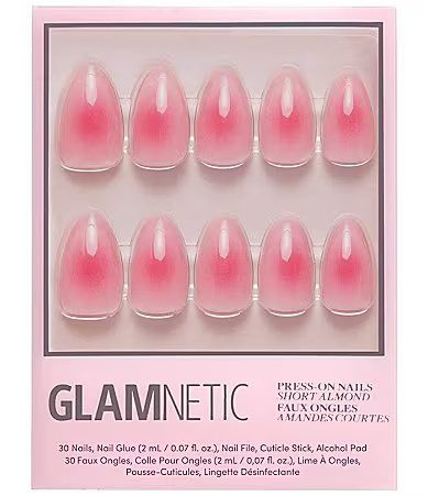 GLAMNETIC Blushing Aura Nail Set | Dillard's