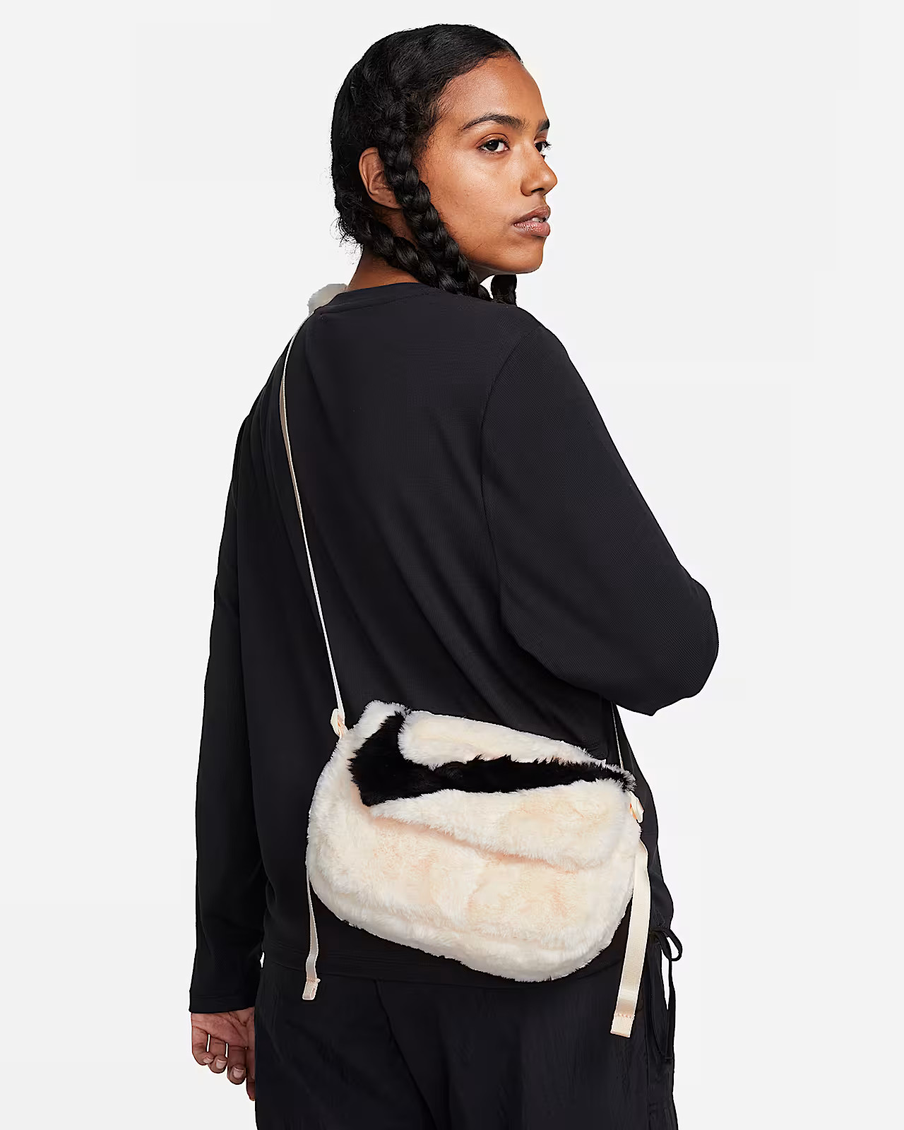 Nike Sportswear Futura 365 Faux Fur Crossbody Bag (1L). Nike.com | Nike (US)