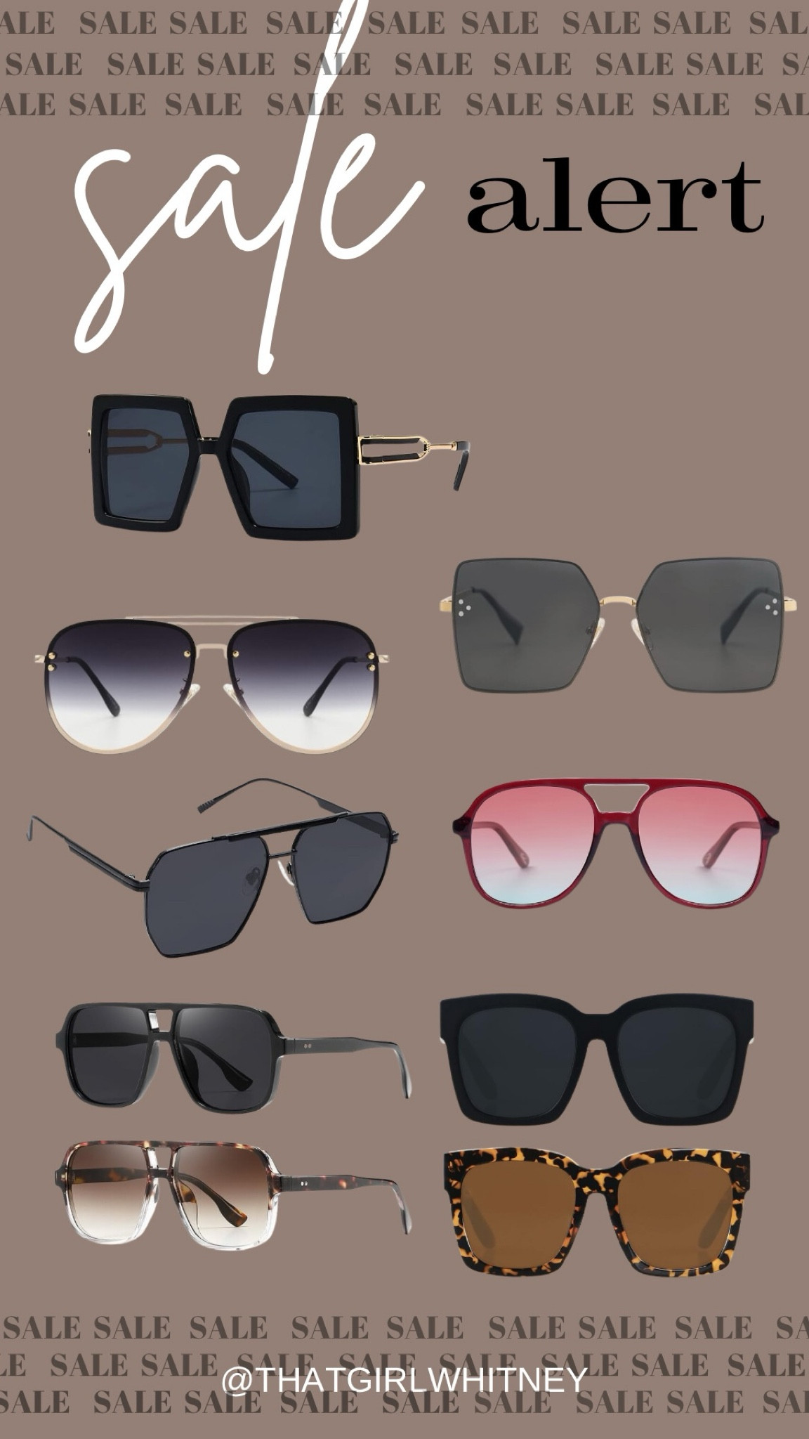 It’s almost sunglasses season and I’m in the market for some new ones.  I like mine oversized and affordable and all of these fit the bill! These are perfect for my plus size face.  All of these are under $20!

#LTKplussize #LTKstyletip #LTKsalealert