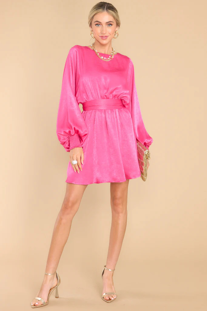 The Lucky One Hot Pink Dress | Red Dress 