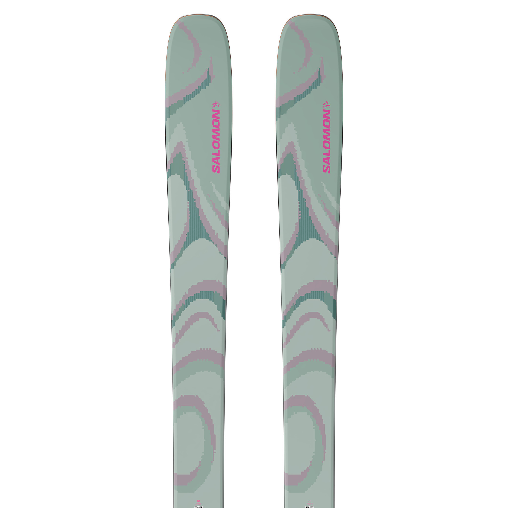 Salomon - Alpine Skis N QST 100 Iceberg Green - 180 - Iceberg Green / Nirvana | Salomon - US