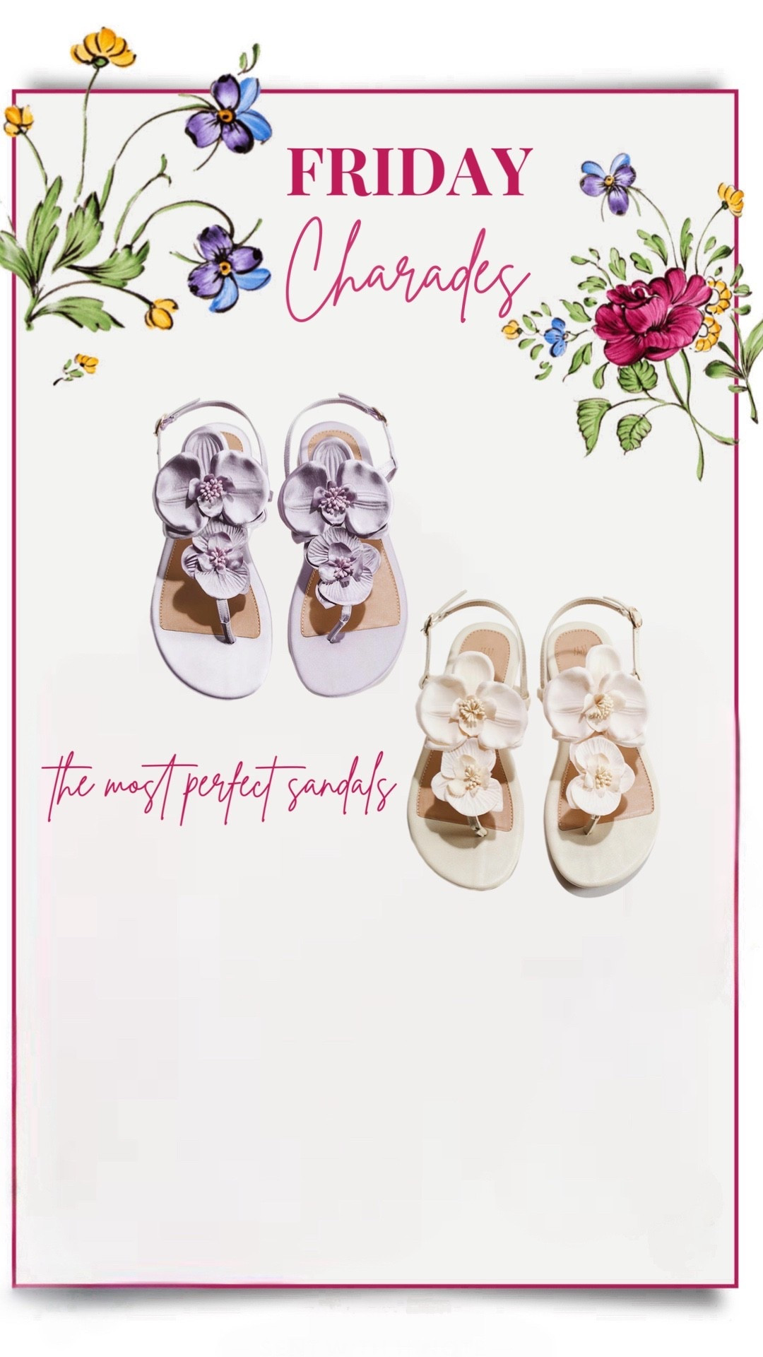 Aren’t these floral spring sandals so pretty?! Worth every penny! 

#LTKootd #LTKFestival #LTKSeasonal
