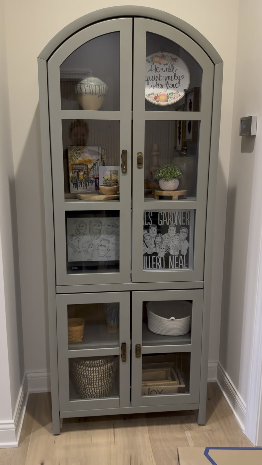 The new Target glass door cabinet is soooo good! Look at that cute little latch!

#LTKStyleTip #LTKHome #LTKWatchNow