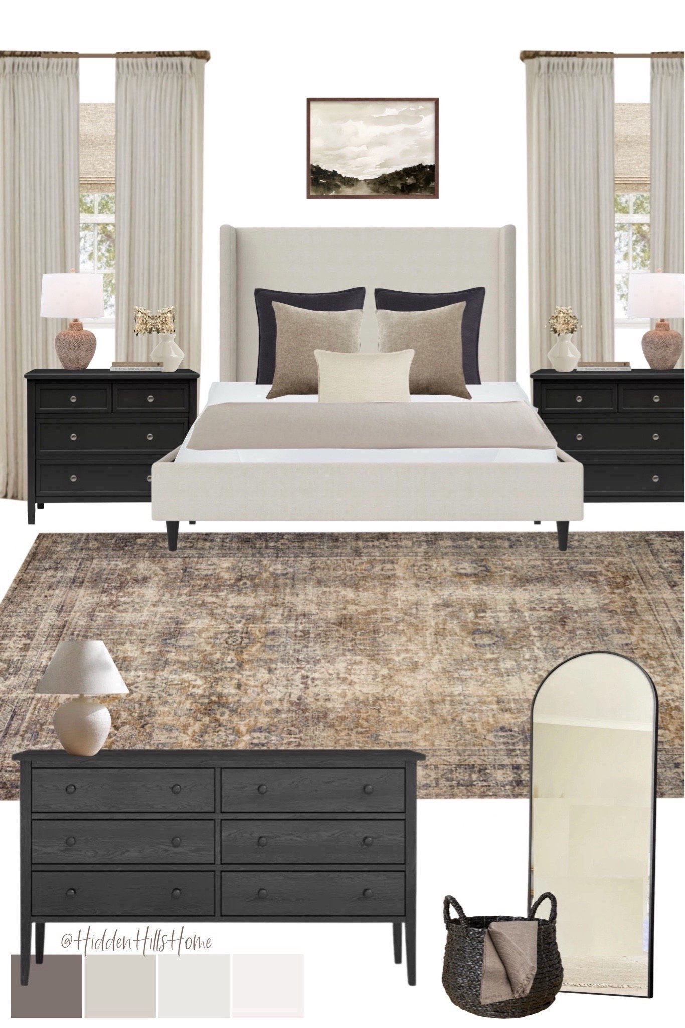 Modern transitional master bedroom mood board, bedroom design ideas, bedroom inspo, bedroom mood board #decor


#LTKHome #LTKSaleAlert
