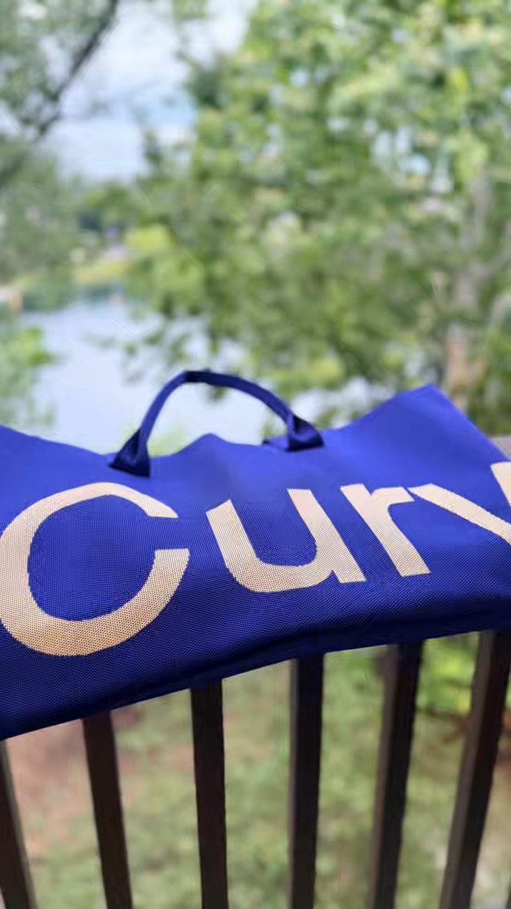 Finally got my hands on the sapphire Curves tote bag and I must say I’m in love! Now time to add a little decor. Where yall garment yall charms from?  #curvesbyseanbrown #curvestotebag #totebags #explorepage