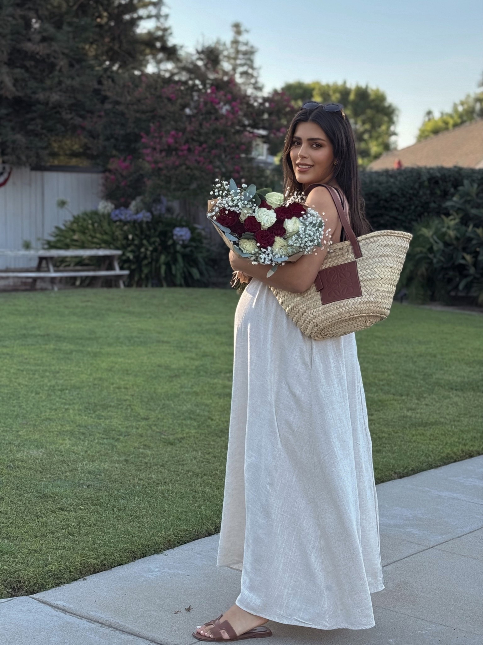 Cute super comfortable #BumpFriendly dress from #shein 

#LTKBump #LTKSeasonal