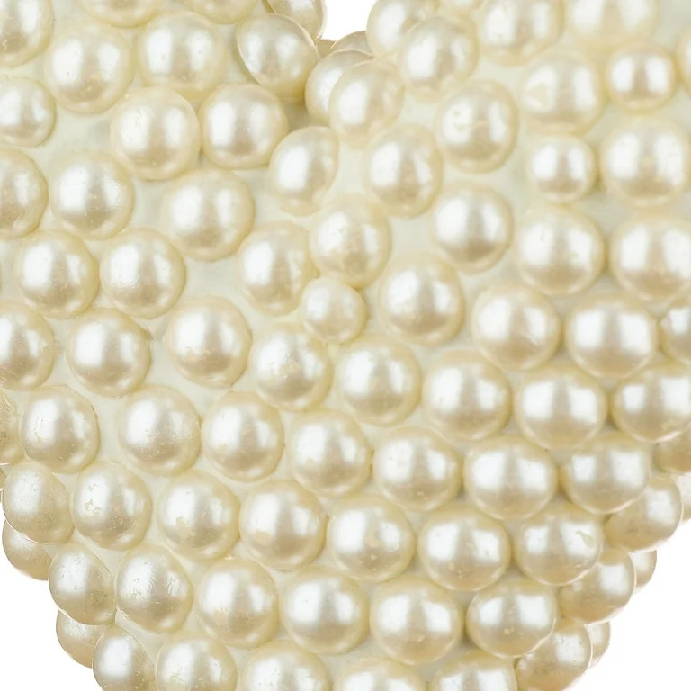 Wood and Pearl Heart Tabletop Decoration, Ivory, 5", Valentine's Day by Way To Celebrate | Walmart (US)