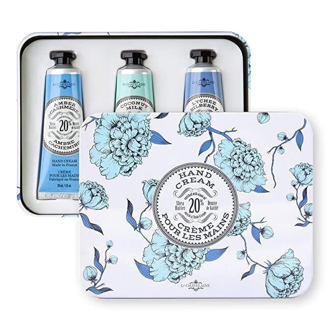 La Chatelaine Hand Cream Trio Tin Gift Set | Ready-To-Gift Decorative Tin | Plant-Based | Made in... | Amazon (US)