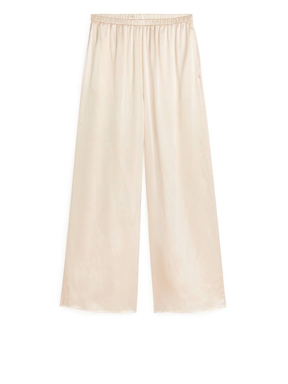 Silk Pyjama Trousers - Off White - ARKET GB | ARKET