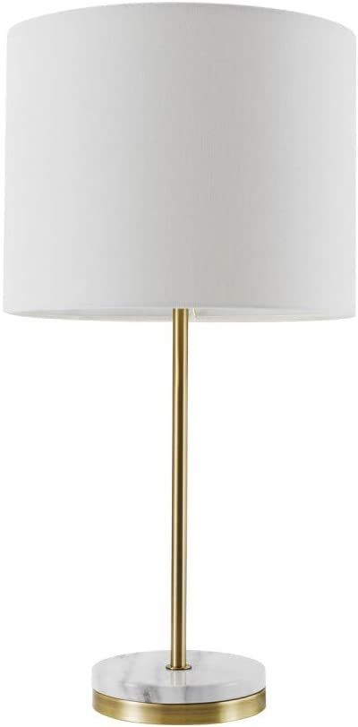 Globe Electric 67044 Versailles Table Lamp, 19", Gold with Marbel | Amazon (US)
