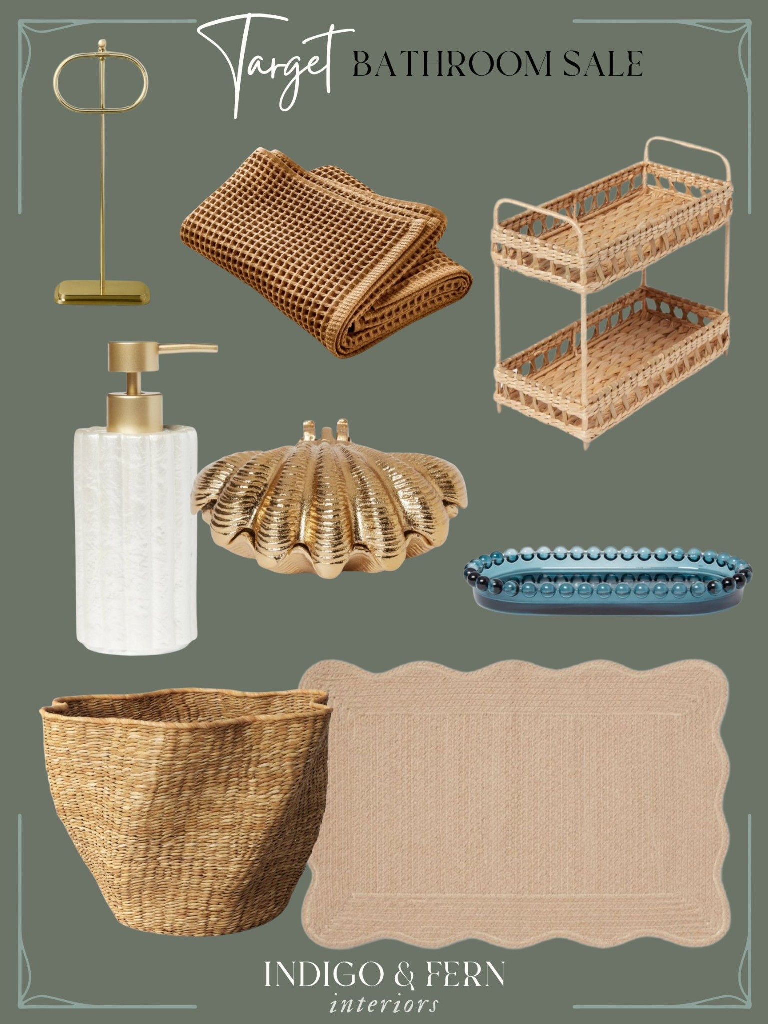 Cute coastal bathroom finds from Target- 30% off right now! 🐚

#LTKHome #LTKSaleAlert