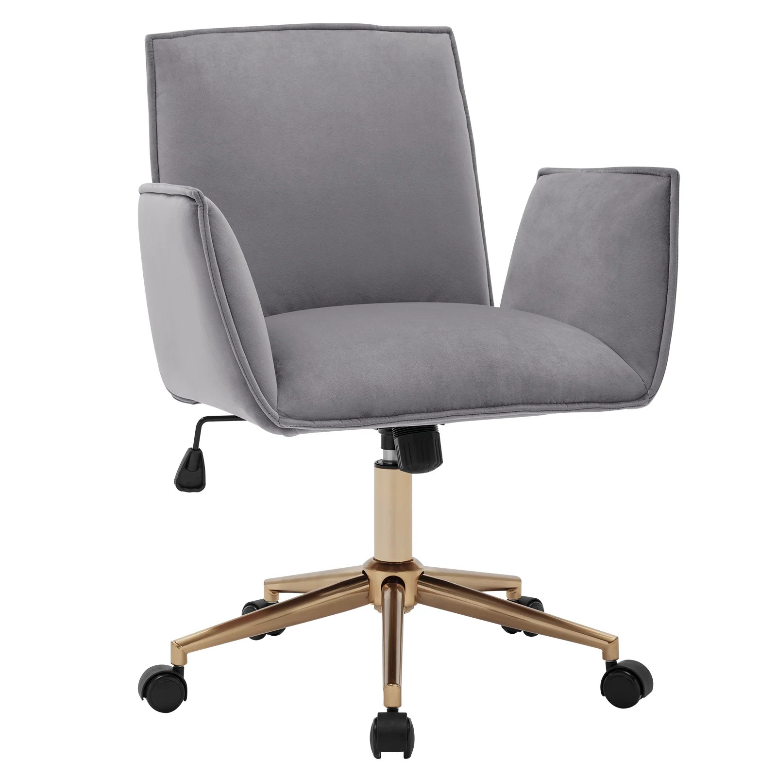 Duhome Office Chair with Arm Velvet with Gold Base Swivel Height Adjustable for Small Space Study... | Walmart (US)