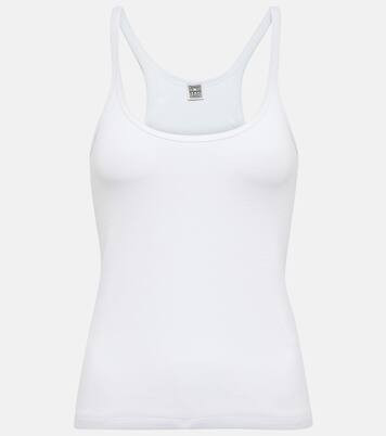 Cotton-blend racerback tank top | Mytheresa (US/CA)