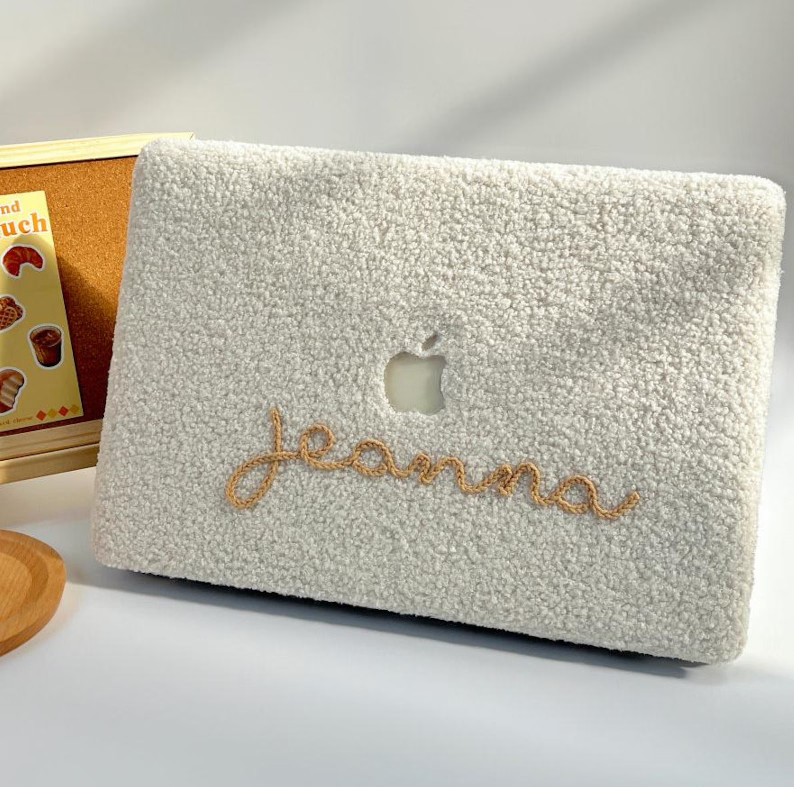 Beige Fluffy Teddy MacBook Case for MacBook Pro 13 Air 13 Air 15 Pro 16 Pro14 Inch Laptop Case M1... | Etsy (US)