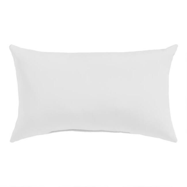 Sunbrella Natural Canvas Outdoor Lumbar Pillow | World Market