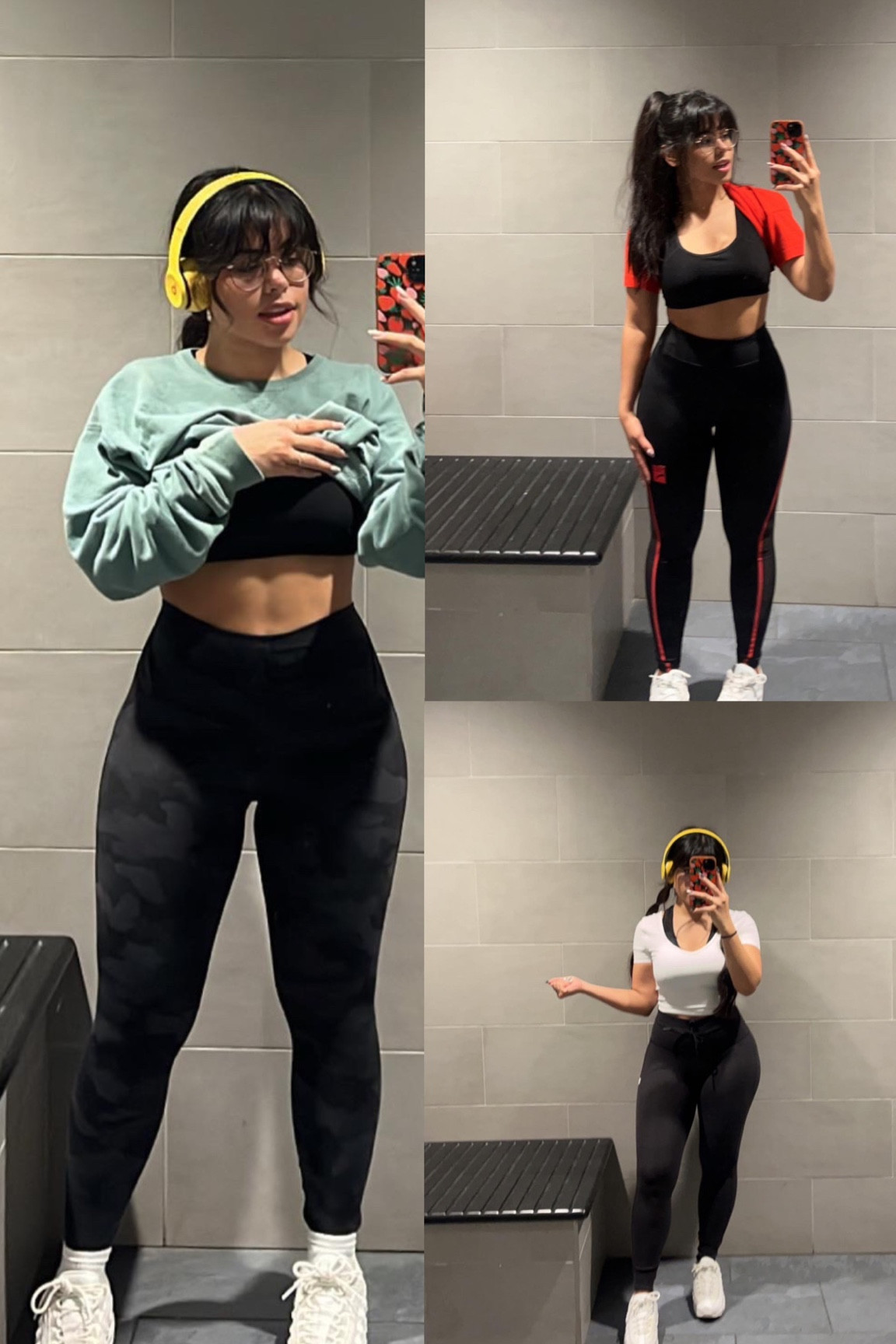 Gym fit details from my recent IG post 🤠❤️ Cheers! Btw, the top that I wore with the black and red leggings - is not longer listed on the site 🥲 but it’s from the Puma x Vogue collab! 

#LTKstyletip #LTKfit