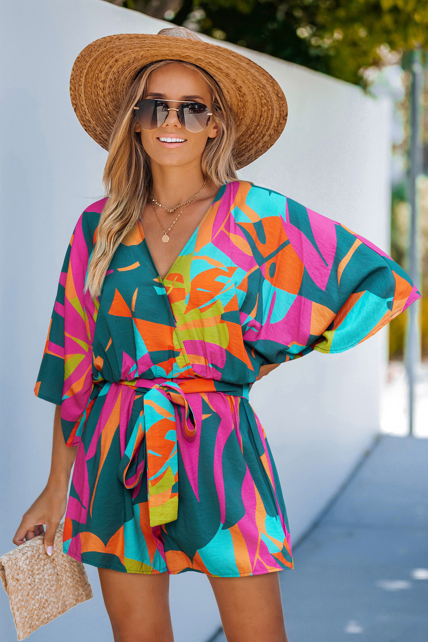 Cove Calling Tropical Romper | Cupshe US