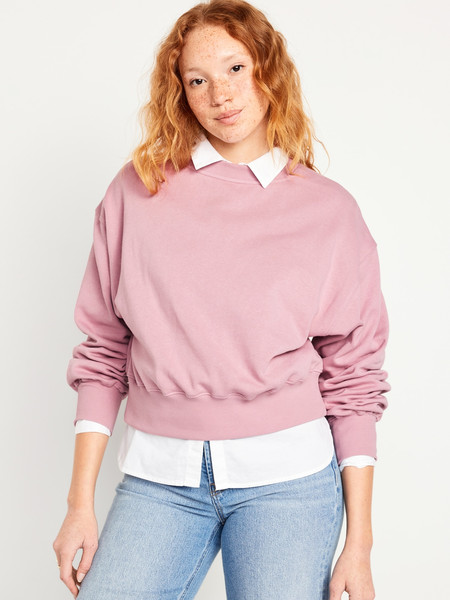 Drop-Shoulder Sweatshirt | Old Navy (US)