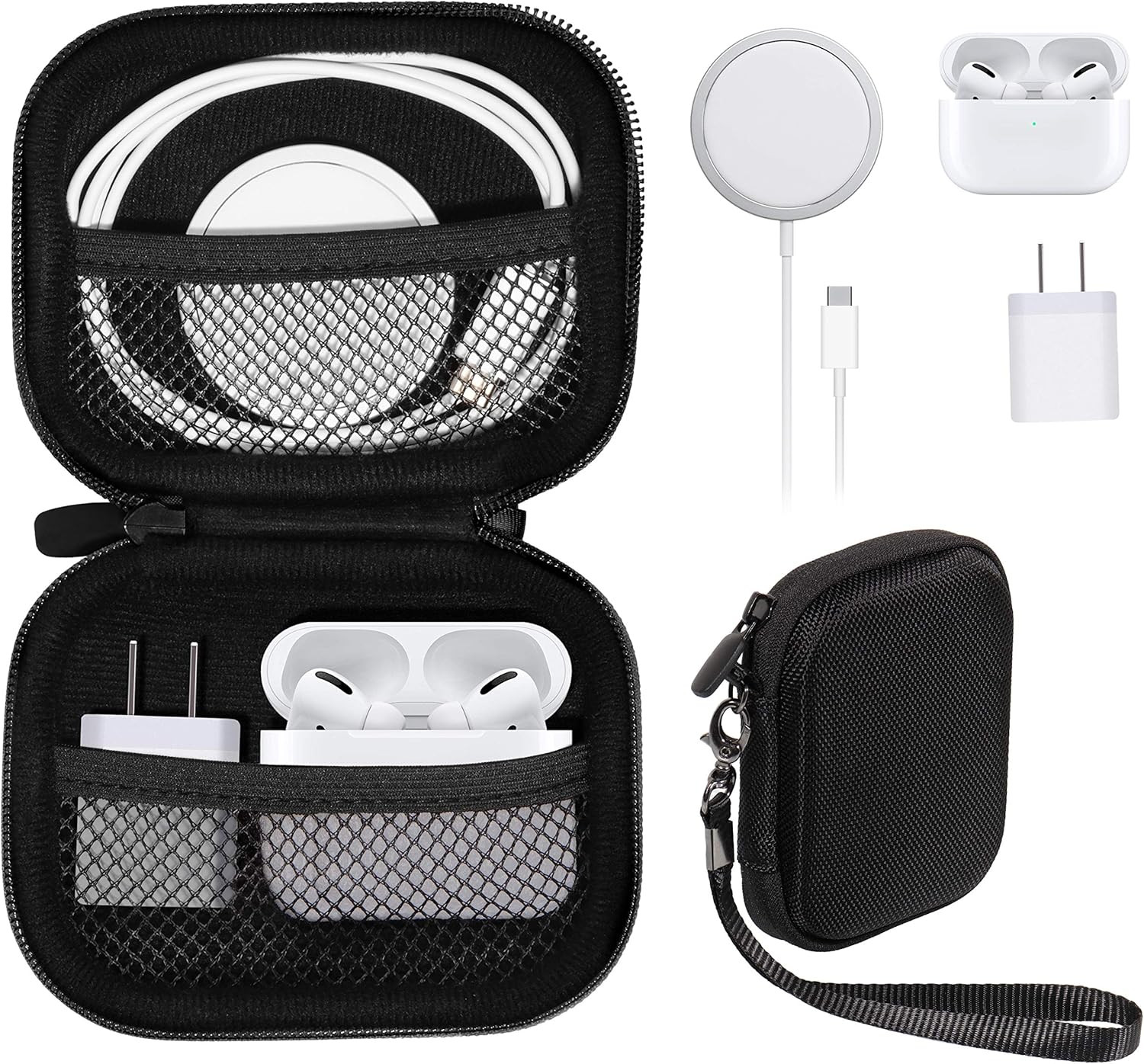 Travel Protection and Storage Case for Airpods Case, Featured Design, mesh Pouches for airpods ca... | Amazon (US)
