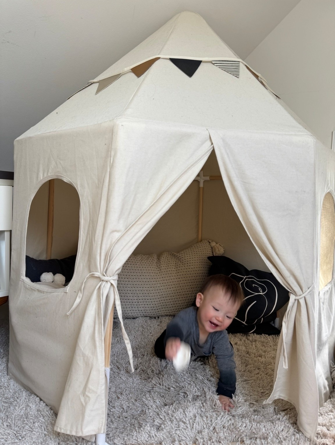 my boys love running in this play tent and playing hide and go seek in it. It’s also good quality and sturdy  

#LTKKids #LTKBaby