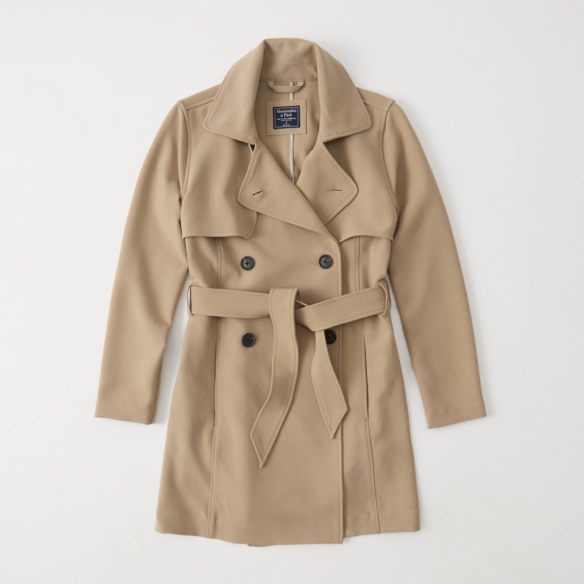 Drapey Trench Coat | Abercrombie & Fitch US & UK
