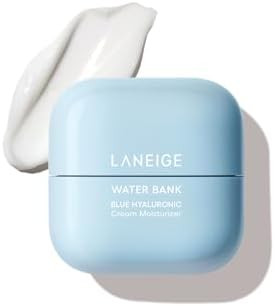 LANEIGE Water Bank Blue Hyaluronic Cream Moisturizer: Hydrating Korean Face Cream with Squalane &... | Amazon (US)