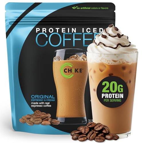 Chike High Protein Iced Coffee, Original, 14 Servings (15.1 Ounce) | Amazon (US)