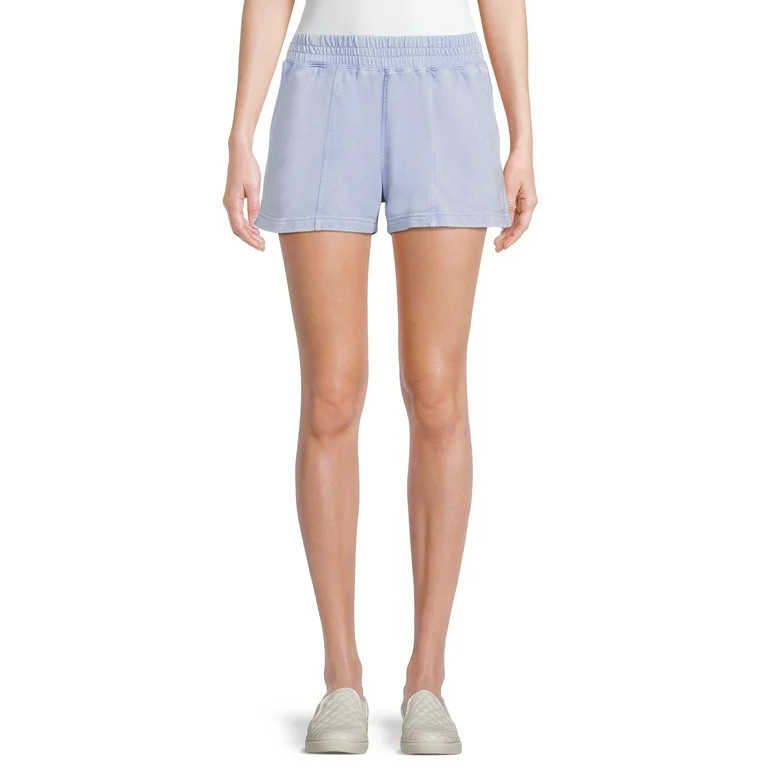 Time And Tru Women's Washed Finish Pull-On Shorts - Walmart.com | Walmart (US)