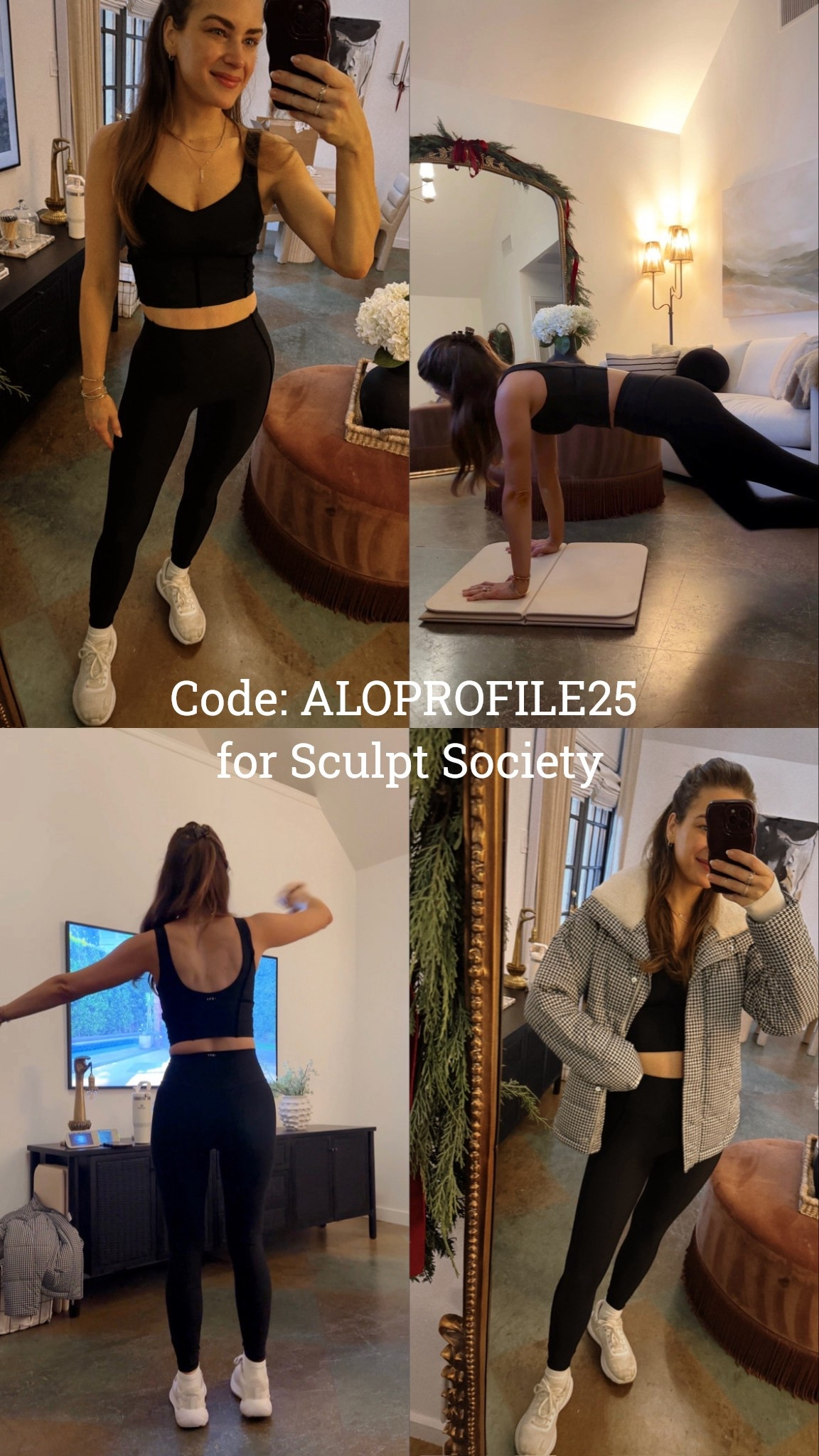 WORKOUT OOTD ✨
Top - Small
Leggings - Small
Jacket - XS

Code: ALOPROFILE25 to save on Sculpt Society

#LTKActive #LTKmorningroutine #LTKfitnessgoals