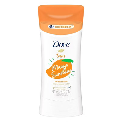 Dove Teens Mango Sunshine 48 Hour Antiperspirant & Deodorant - 2.6oz | Target