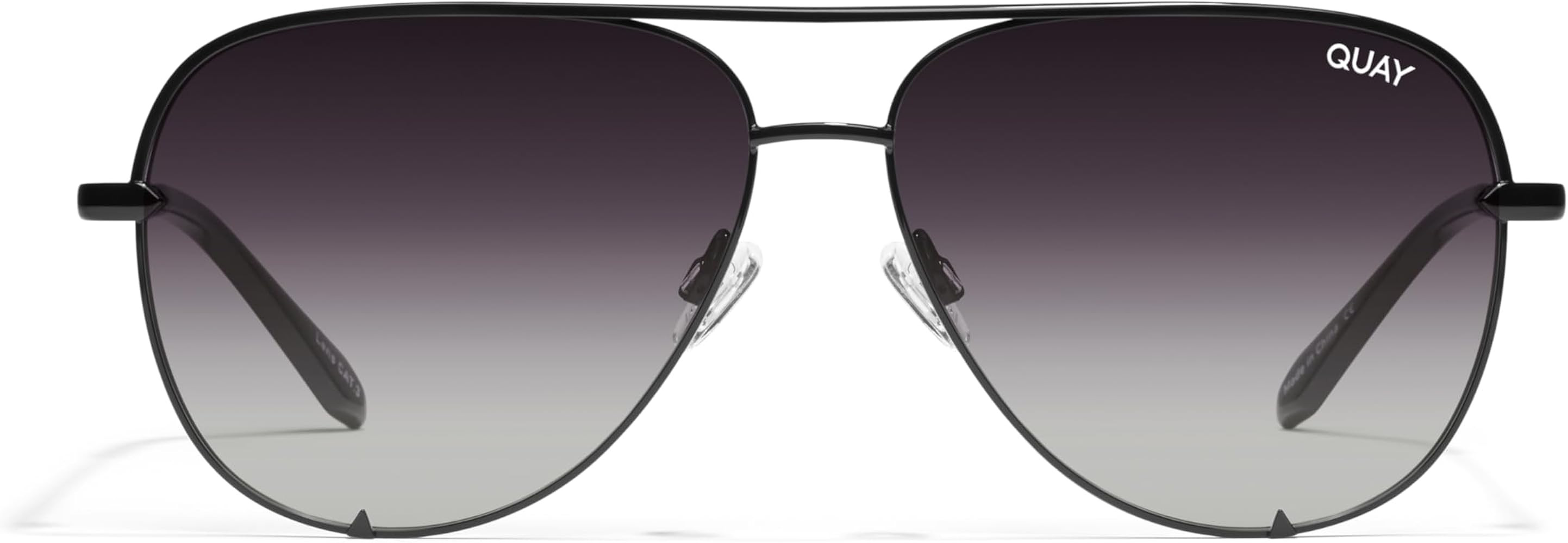 High Key Aviator Sunglasses by Quay | Amazon (US)
