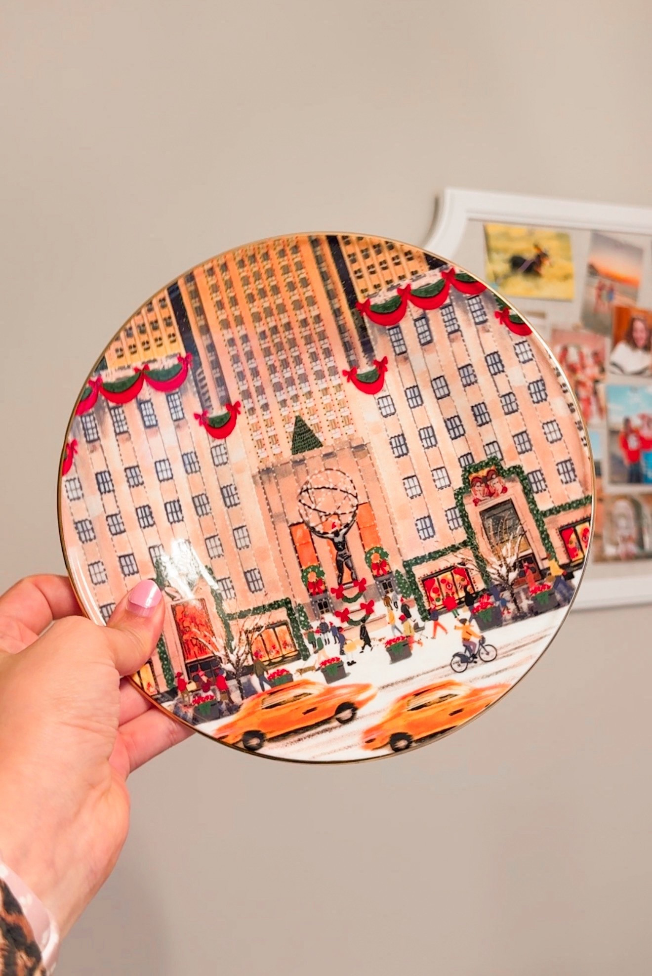 Christmas in NYC collectible plate from Anthropologie 🎄🌆🤍 Currently on sale for Black Friday and Cyber Week! 

#LTKHome #LTKSeasonal #LTKHoliday