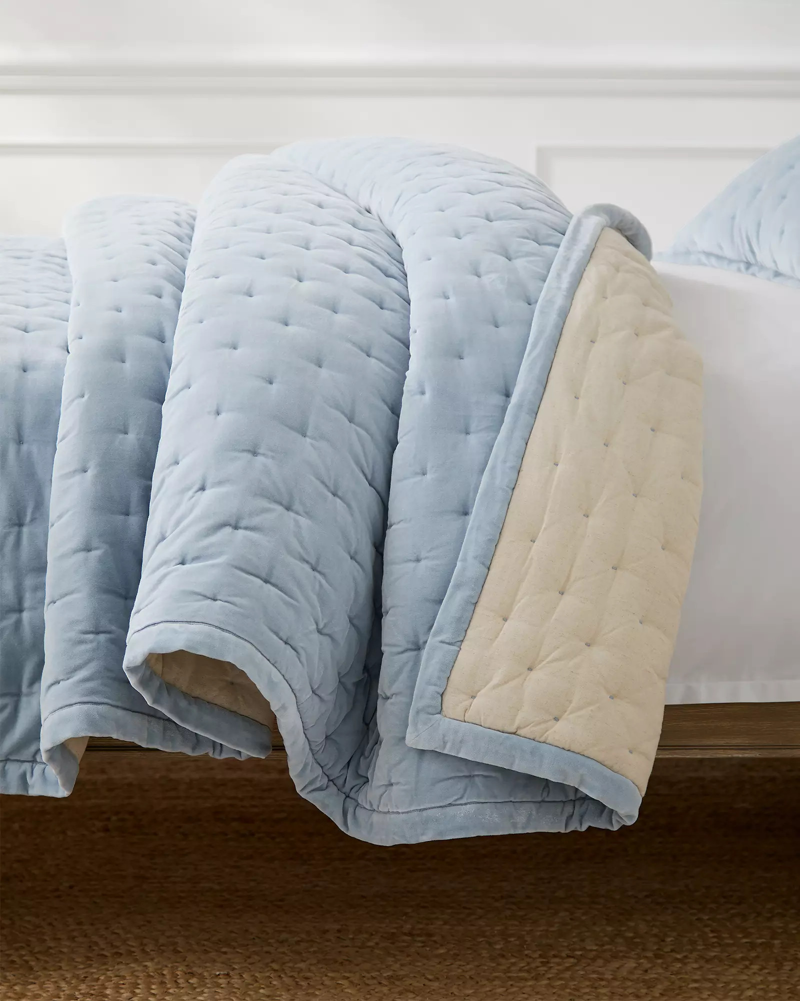 Sutter Velvet Quilt | Serena and Lily