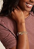 Gold Love Layered Bracelet | Maurices