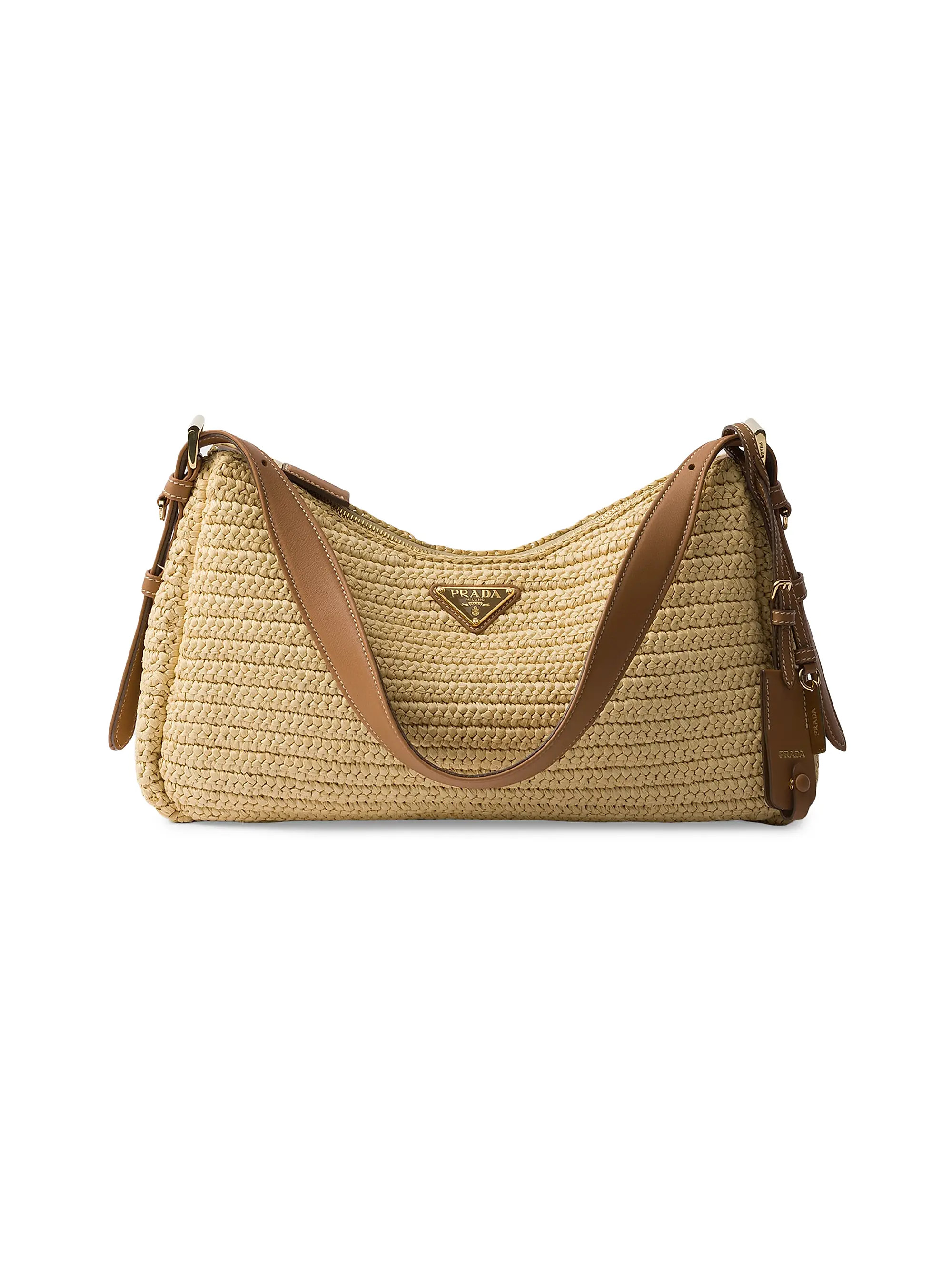 Aimee Large Crochet and Leather Shoulder Bag | Saks Fifth Avenue