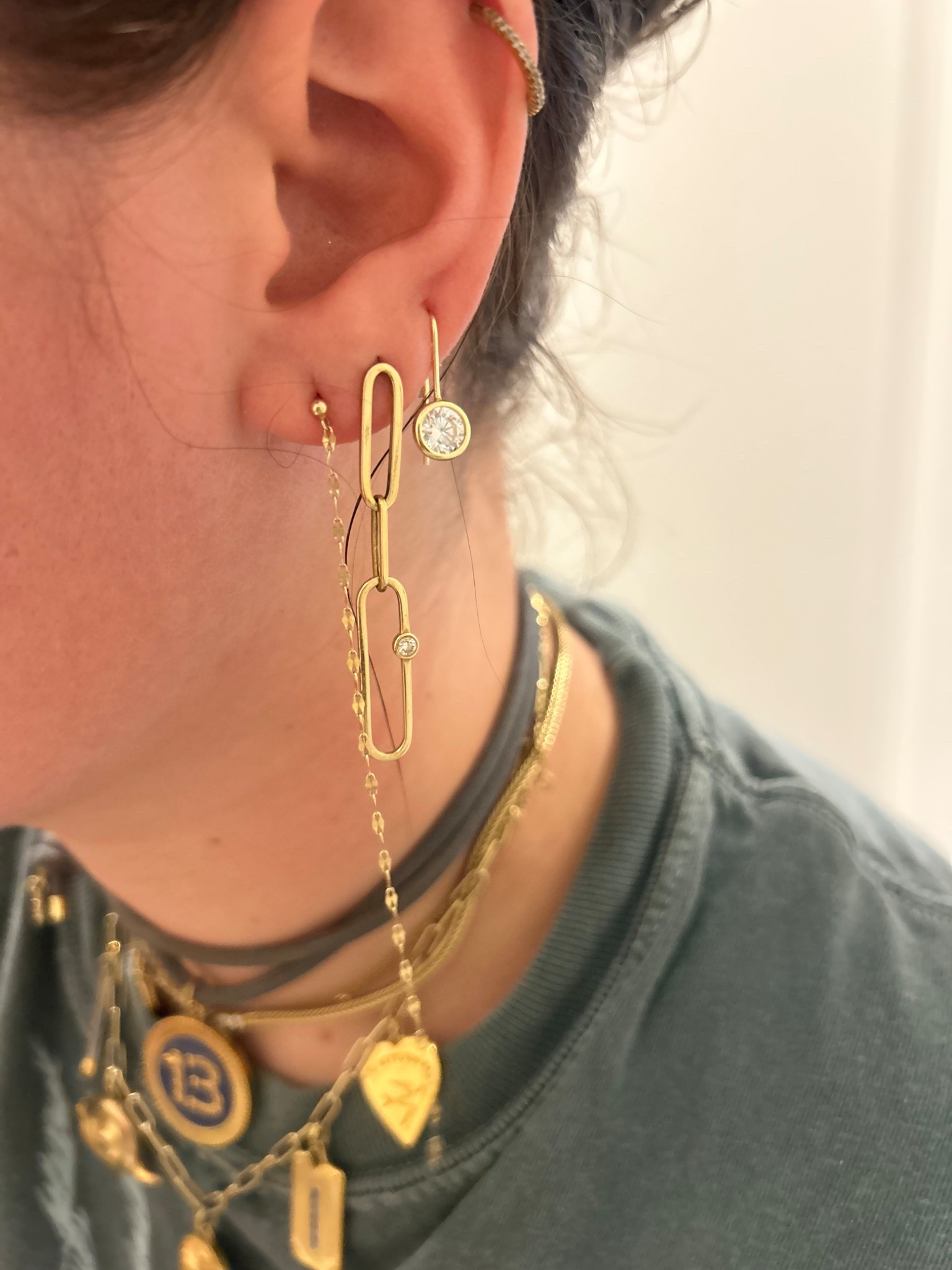 New fav earring stack!!! 