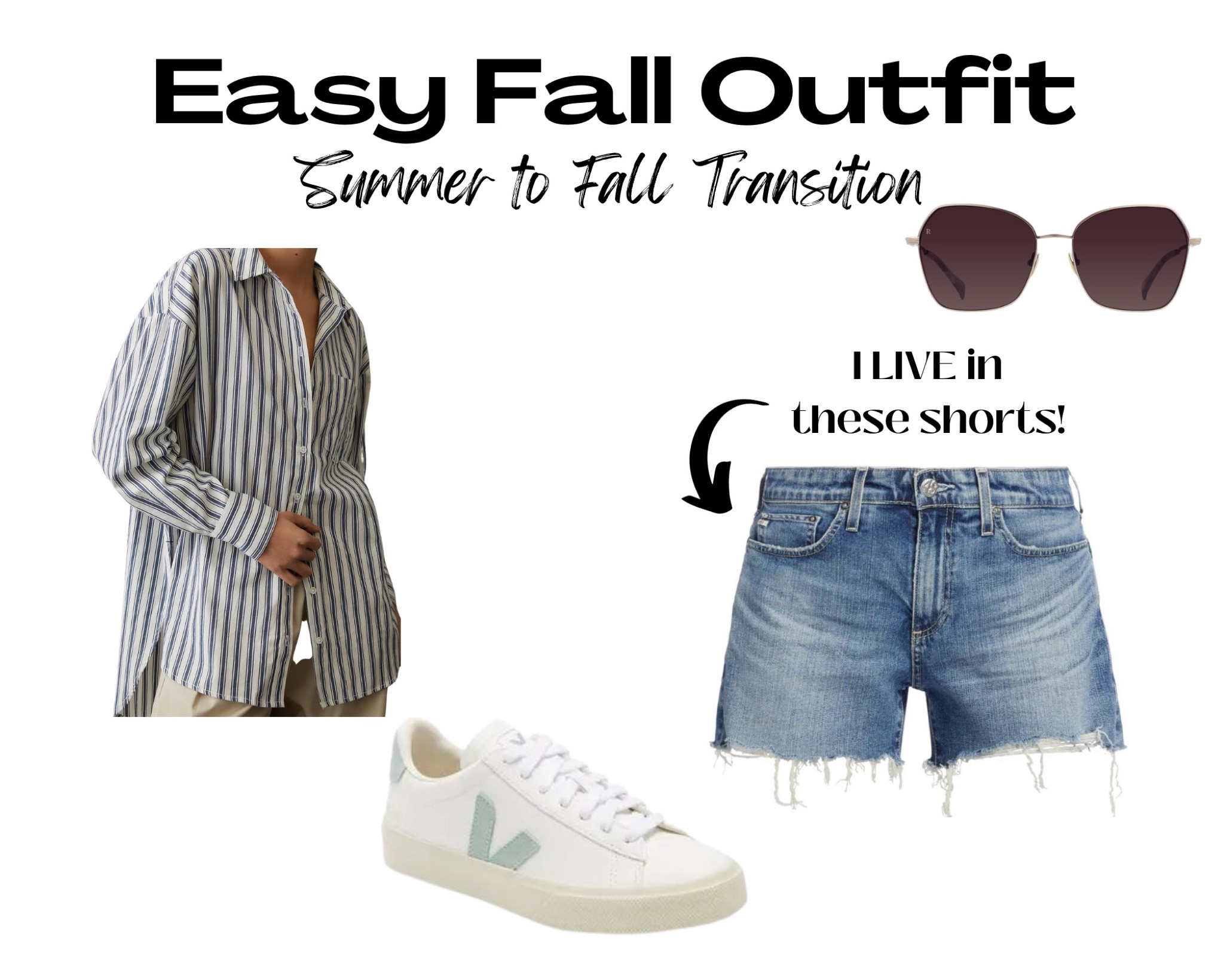 "Embrace the Autumn Breeze 🍂🍁☀️ | Shorts, Sunshine, and Sneakers! 🕶️👟 #FallFashion #ShortsWeather #BreezyButtonDown #SunglassesStyle #TennisShoesChic #EffortlessElegance #AutumnVibes #CasualCool #OOTD #FallFaves #SneakersAndSunshine #FallIntoFashion #EasyBreezyStyle #WeekendVibes #FashionInspo #StylishComfort #FallOutfitGoals #SlayTheSeason #CrispAndCasual #OOTDInspiration"

#LTKSeasonal #LTKbeauty