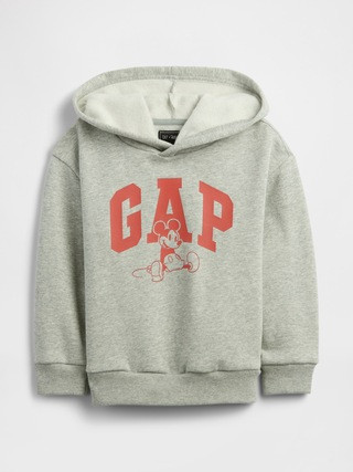 babyGap × Disney Mickey Mouse Relaxed Logo Hoodie | Gap Factory