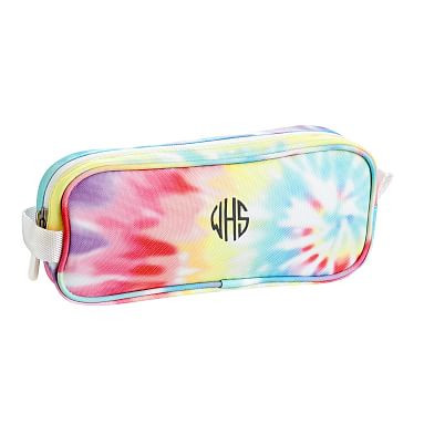 Gear-Up Rainbow Tie-Dye Recycled Pencil Case | Pottery Barn Teen | Pottery Barn Teen