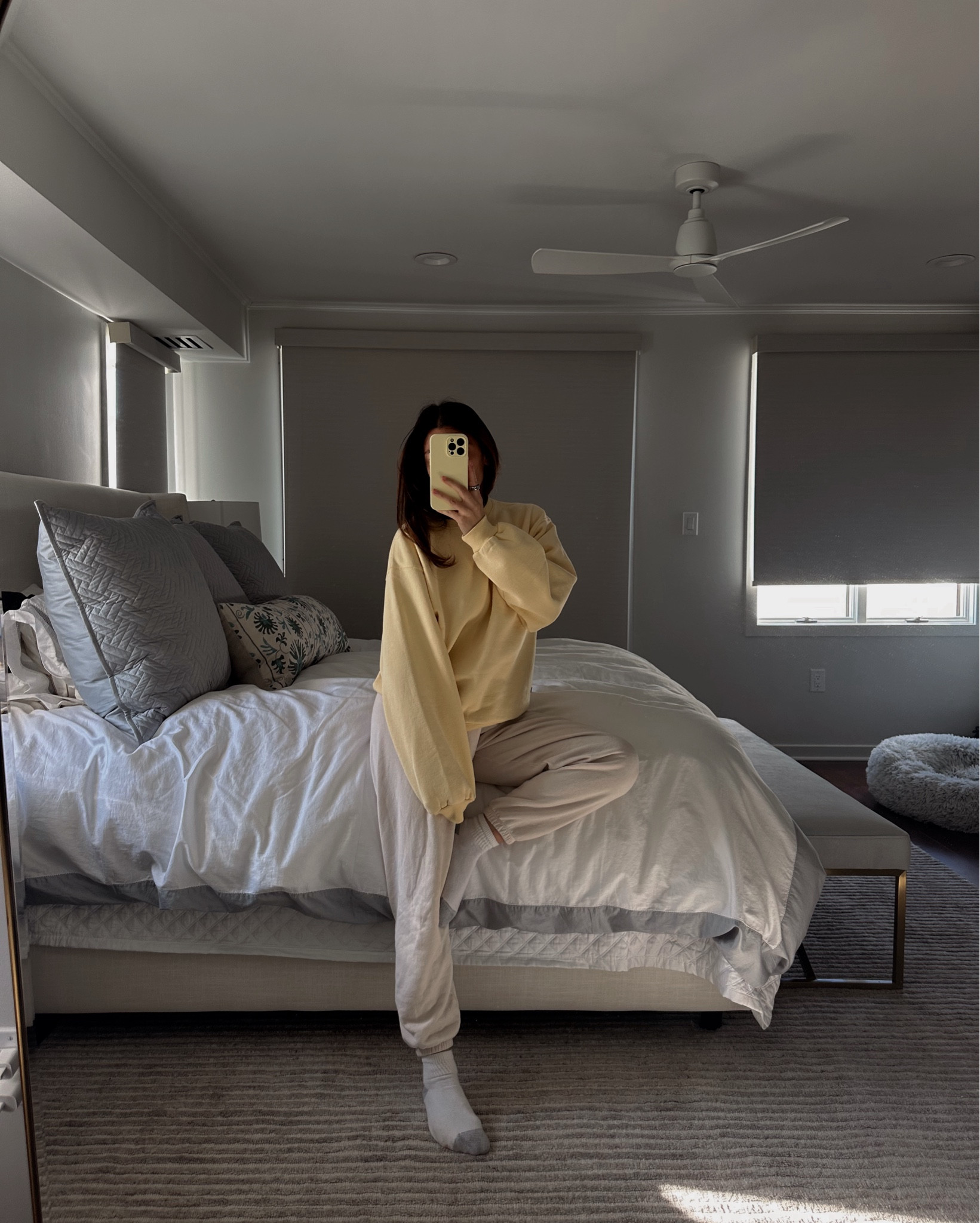 the only sweats you need and some good sneaks. Sweatshirt linked in highlights/shop my 

#LTKShoeCrush #LTKBump #LTKFindsUnder100