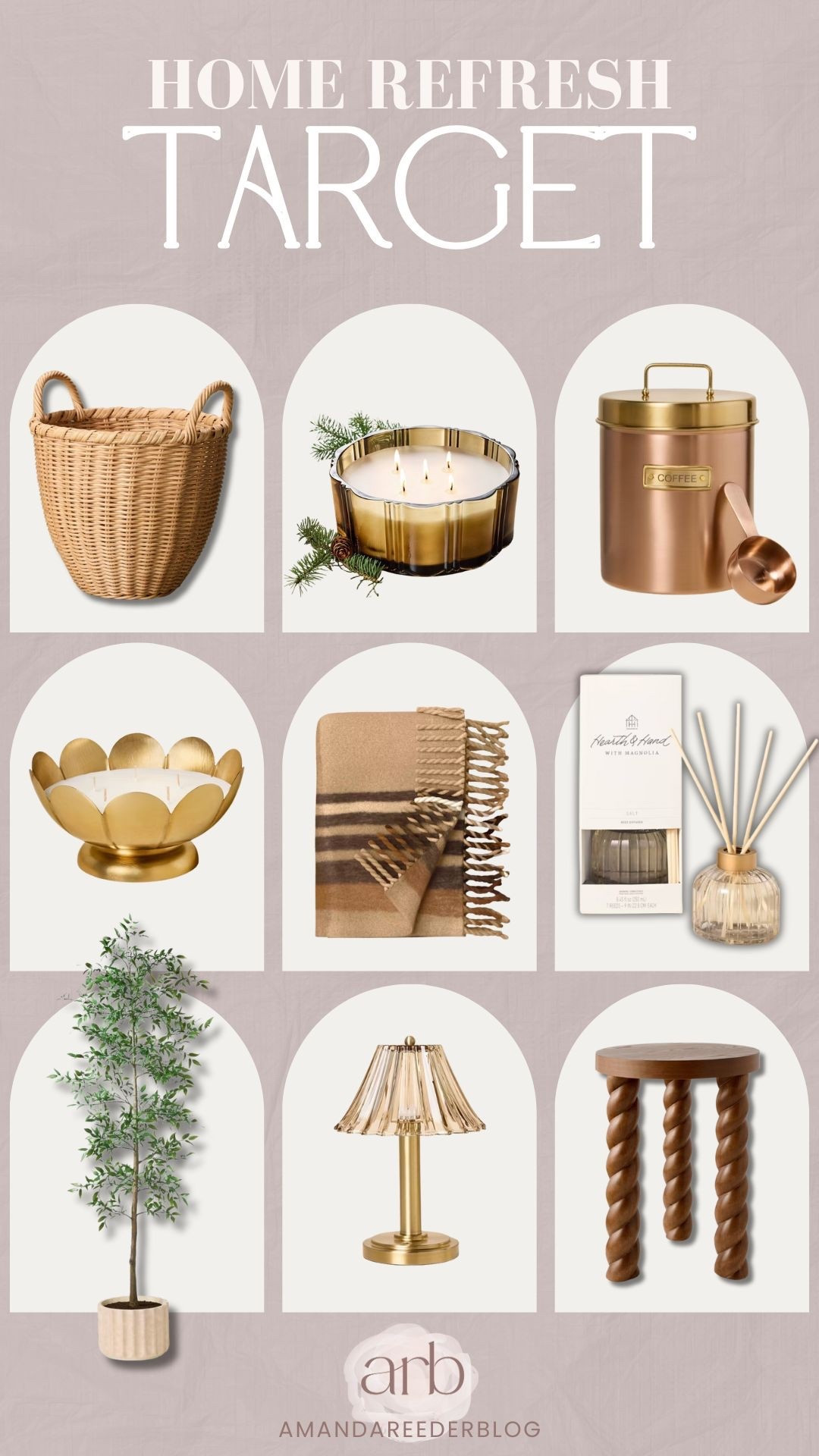 An easy home refresh with my favorite Target finds 🤎 

Target home, home decor, neutral home decor, cozy home, modern home, home refresh, candles, throw blankets, coffee table decor, Target finds, affordable home decor

#LTKFindsUnder50 #LTKSeasonal #LTKHome