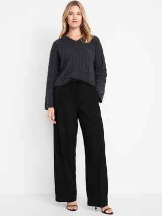 High-Waisted Billie Wide-Leg Trouser | Old Navy (US)