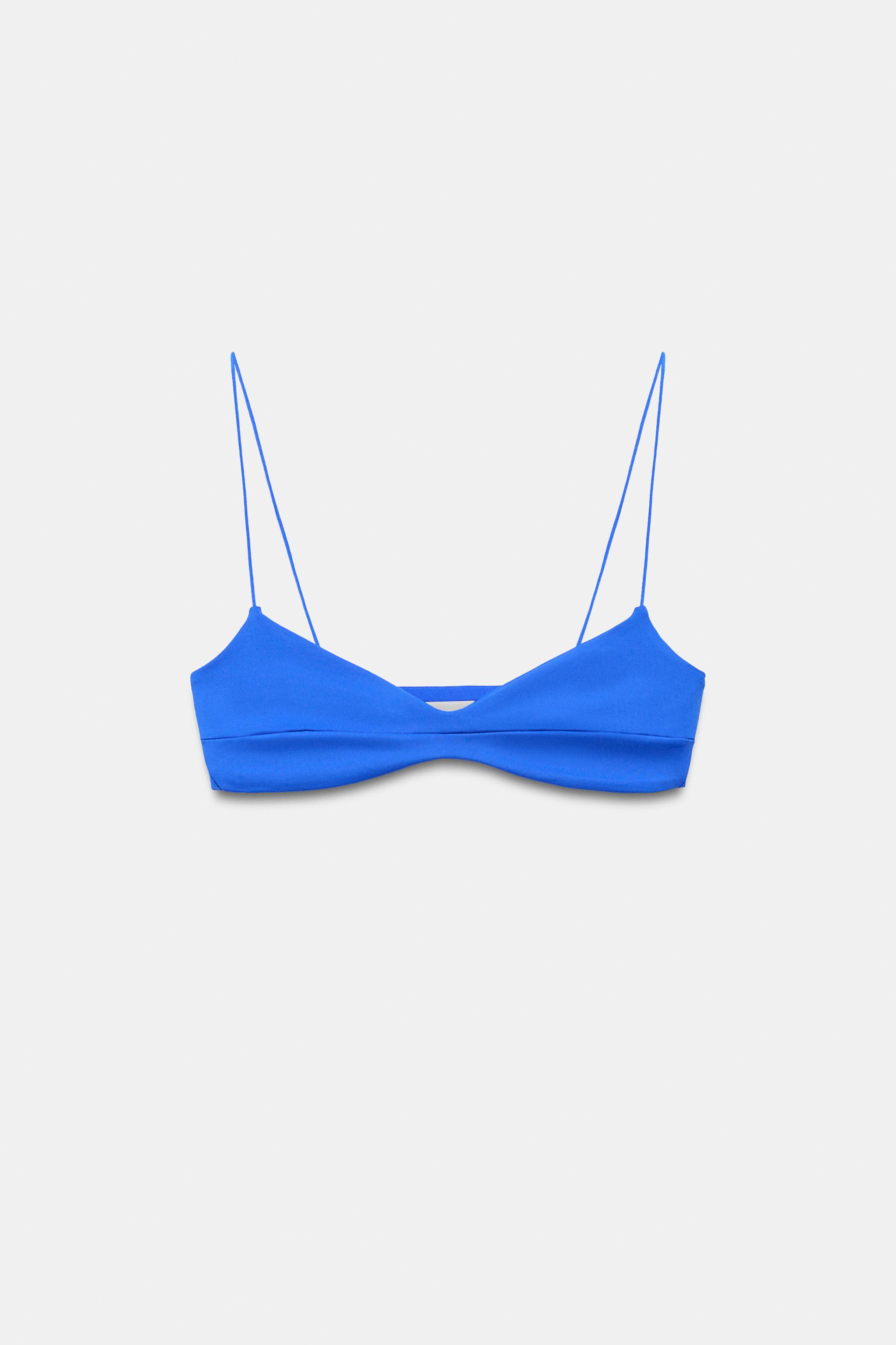 SEAM DETAIL BIKINI TOP | Zara UK